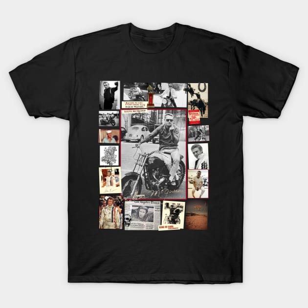 STEVE MCQUEEN COLLAGE #2 T-Shirt by CS77